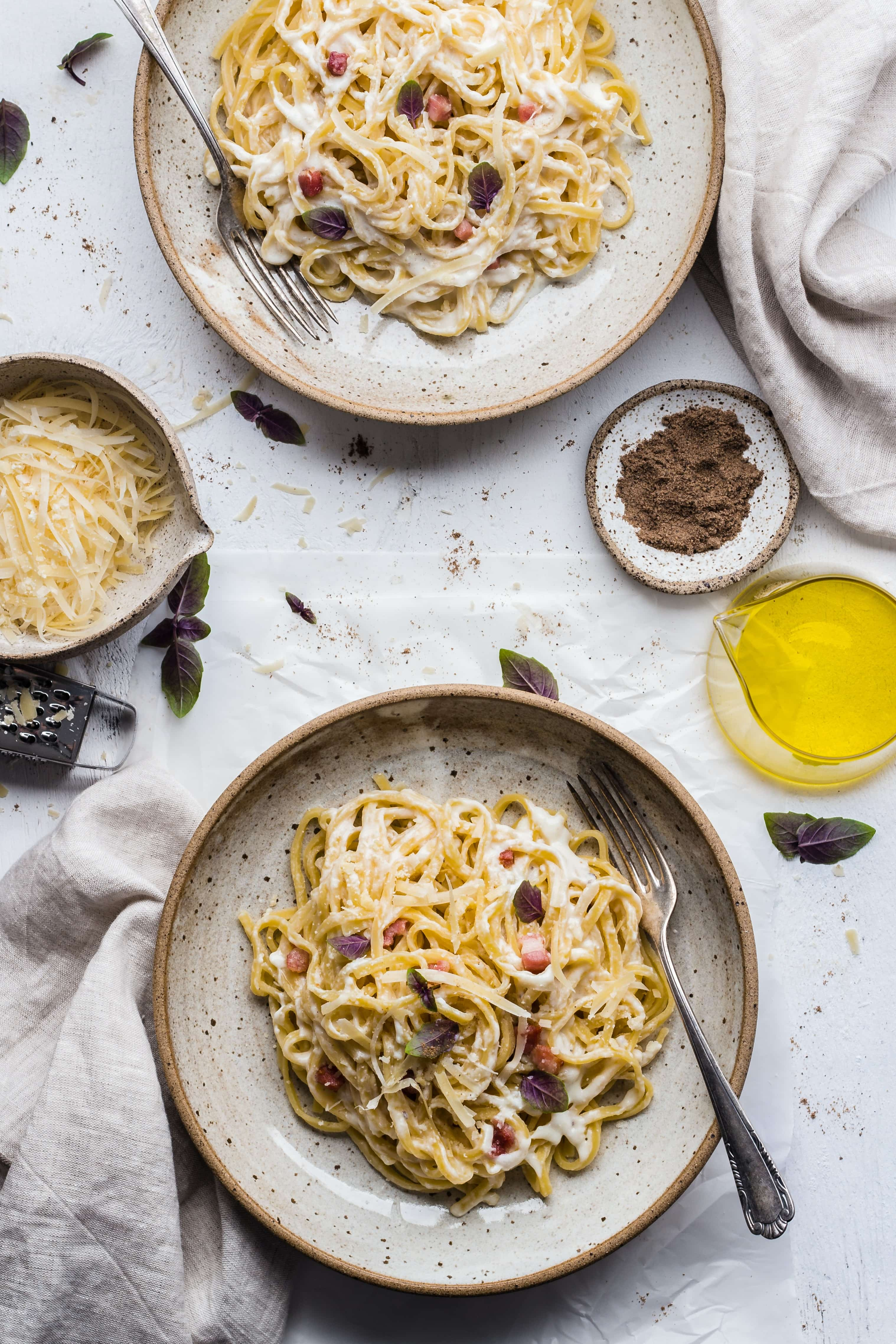 carbonara plate